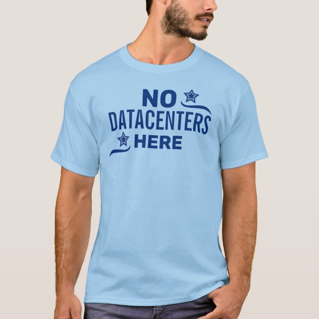 T-shirt Anti Datacenter Politique (Devant)