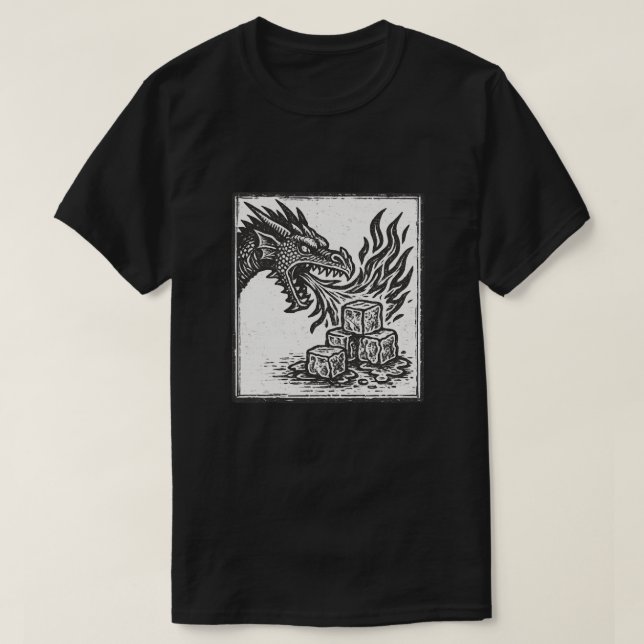 T-shirt Anti Dragon de Glace (Design devant)