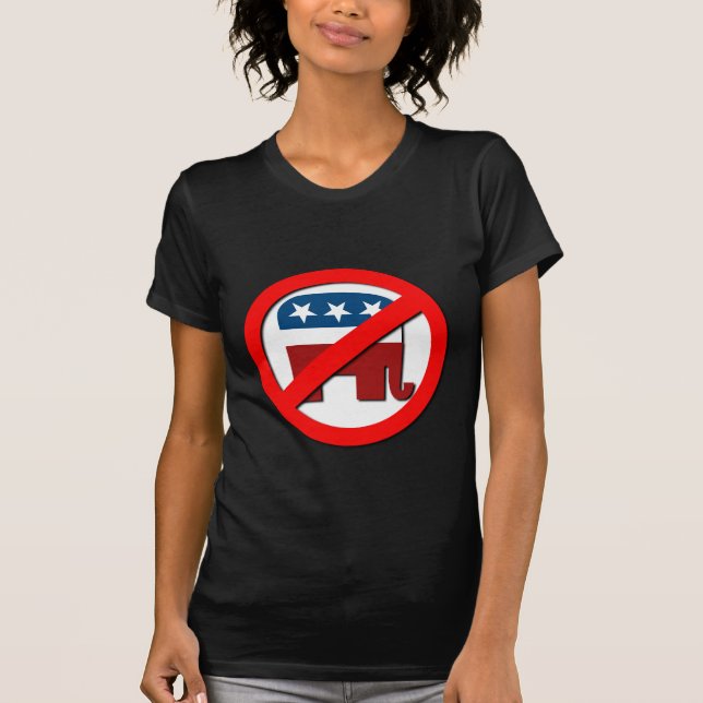 T-SHIRT ANTI-ELEPHANT/ANTI-REPUBLICAN (Devant)