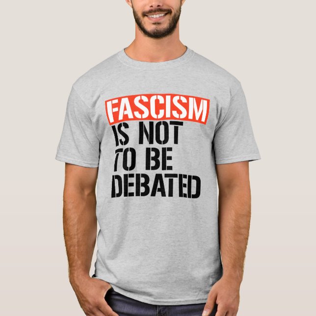 T-shirt anti-FACISME (Devant)