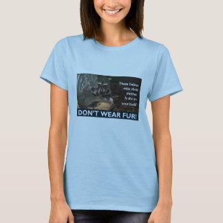 T-shirt Anti- fourrure