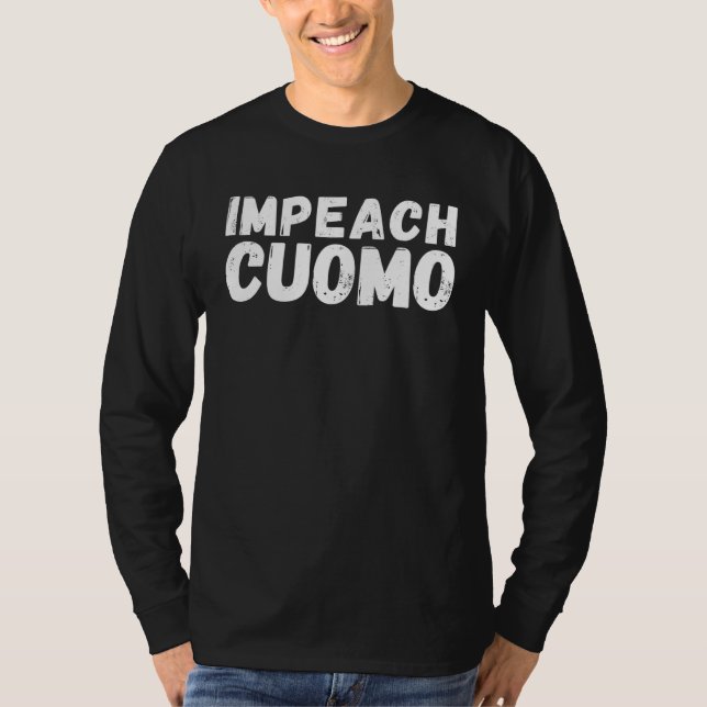 T-shirt Anti Governor Cuomo Impeach Cuomo Recall Andrew Cu (Devant)