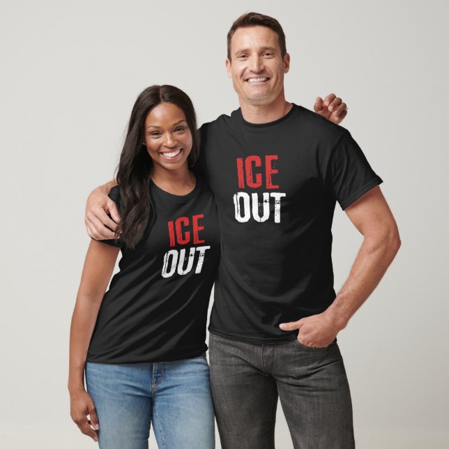 T-shirt Anti ICE Out Political Activism Protest (Unisexe)