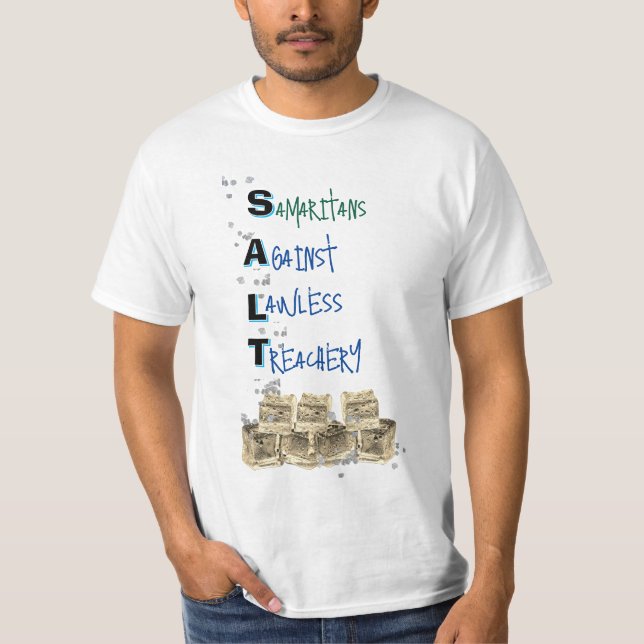T-shirt ANTI-Ice Political Value Tee (SALT) - Salt (Devant)