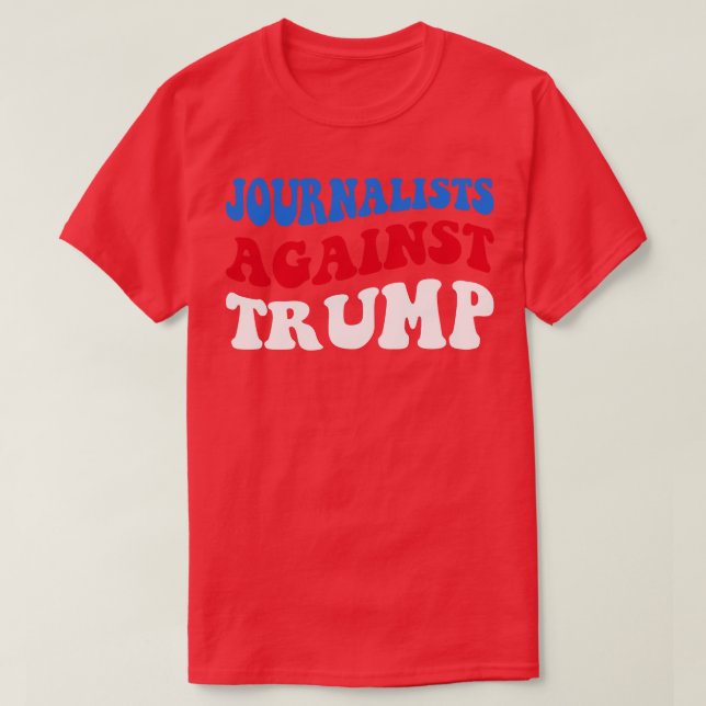 T-shirt Anti-Journalistes contre II (Design devant)