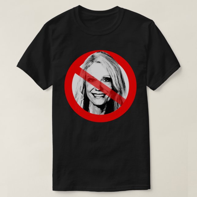 T-shirt Anti Kellyanne Conway traversé la face (Design devant)