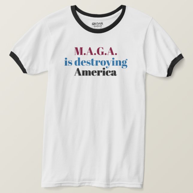 T-shirt Anti-MAGA (Design devant)