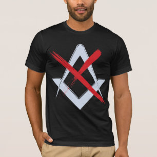 T-shirt Anti mason/No Masons
