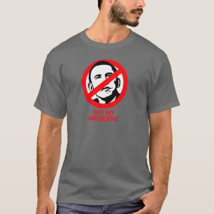 T-shirt Anti-Obama - non mon président