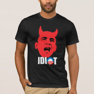 T-shirt Anti-Obama - Obama est un idiot