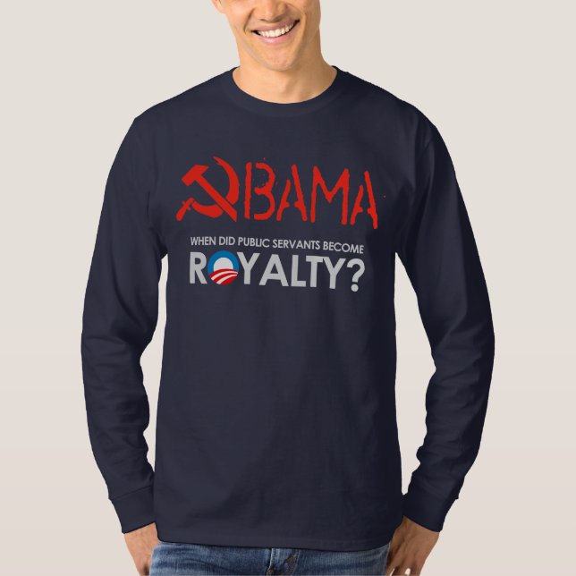 T-shirt Anti-Obama - QUAND A FAIT des EMPLOYÉS DEVIENNENT (Devant)