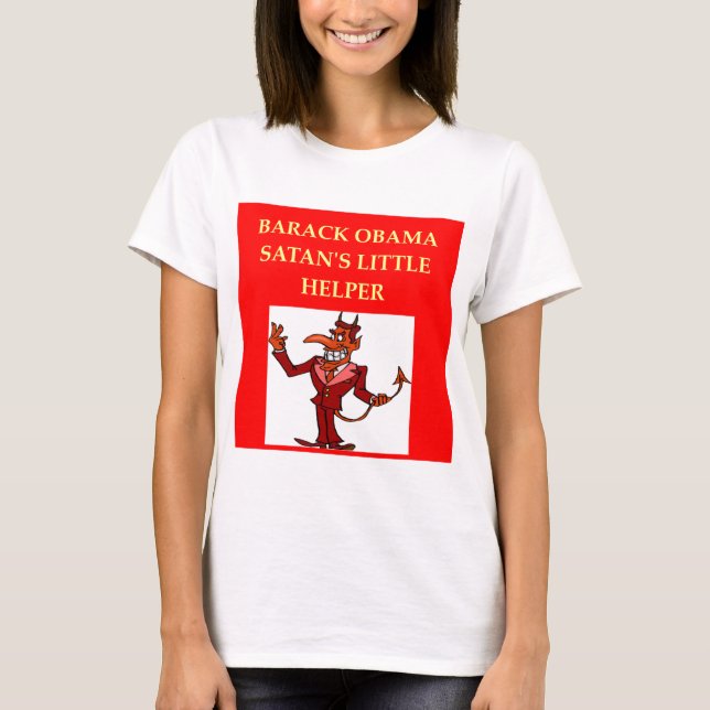 T-shirt anti plaisanterie d'obama (Devant)