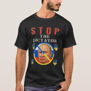 T-shirt Anti Poutine, Stop Poutine, Fierté ukrainienne, Dr