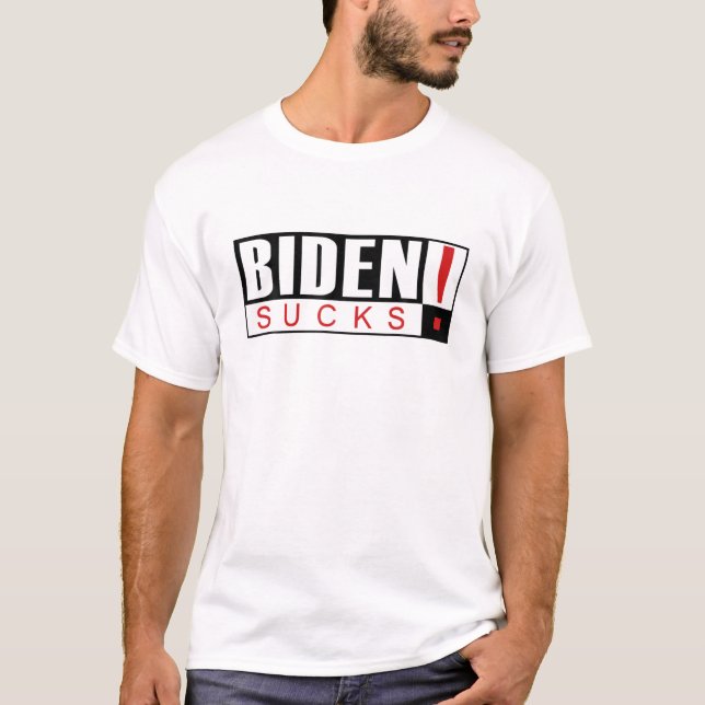 T-shirt Anti-Président Joe Biden Idiot Politique drôle (Devant)