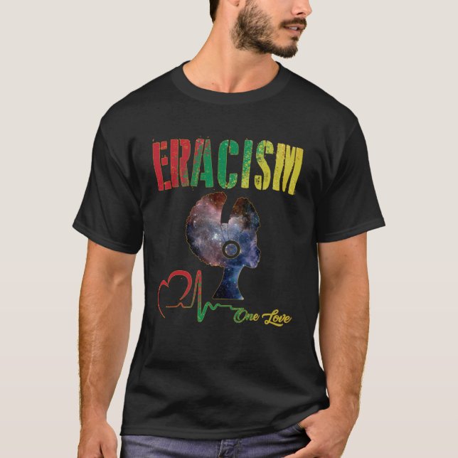 T-shirt anti racism uprising Human Rights ERACISM (Devant)