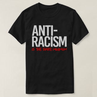 T-shirt Anti-Racisme est le bâton rectangulaire minimum