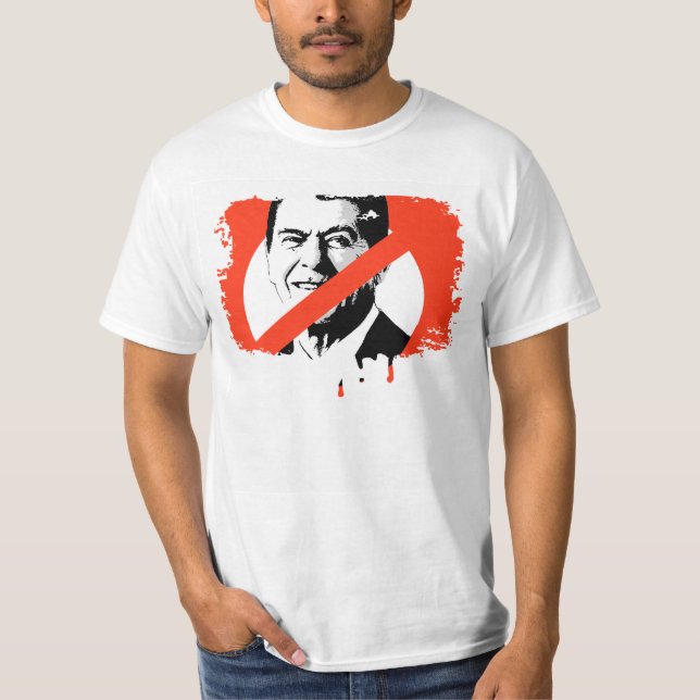 T-SHIRT ANTI-REAGAN (Devant)