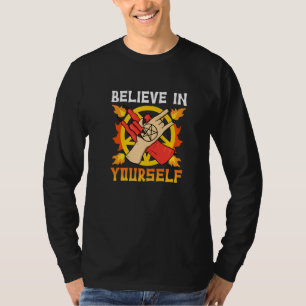 T-shirt Anti Religion Athée Croyez en vous Premium