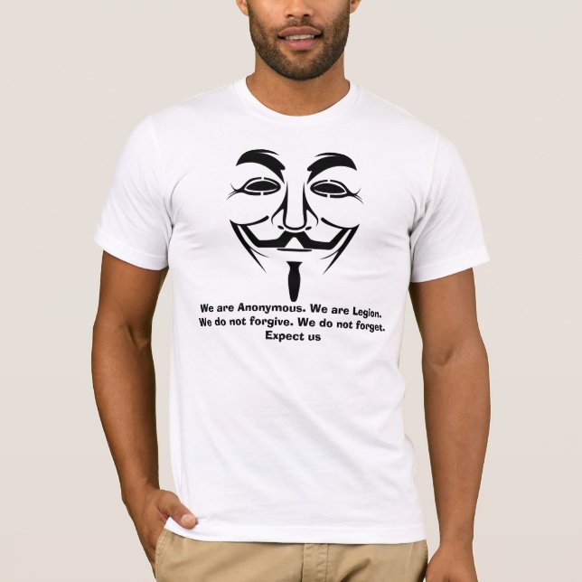 T-shirt anti-républicain anonyme (Devant)