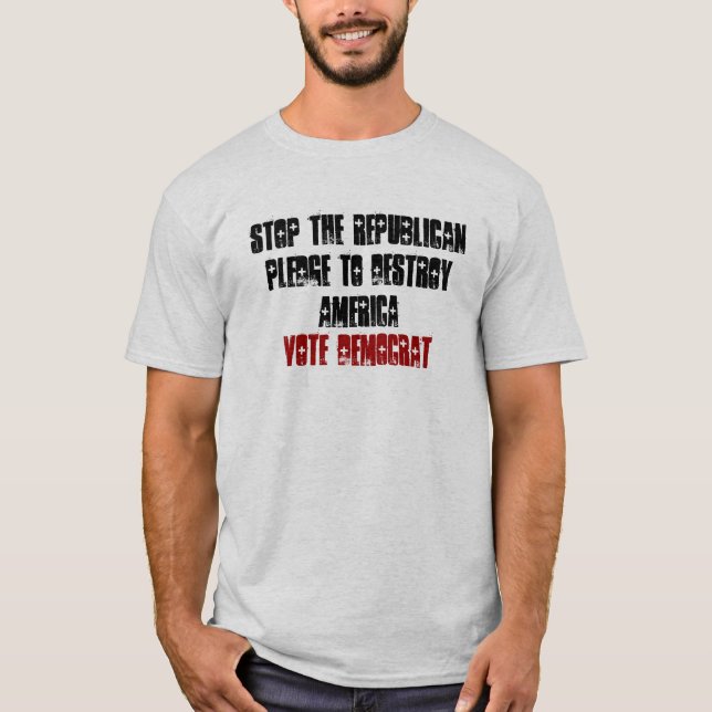 T-SHIRT ANTI-REPUBLICAN (Devant)