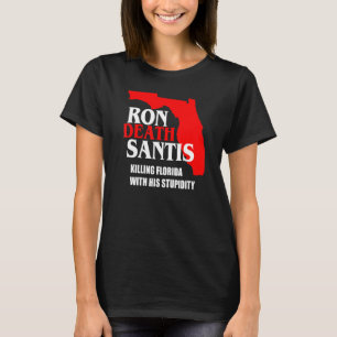 T-shirt Anti Ron Desantis gouverneur de Floride détruisant