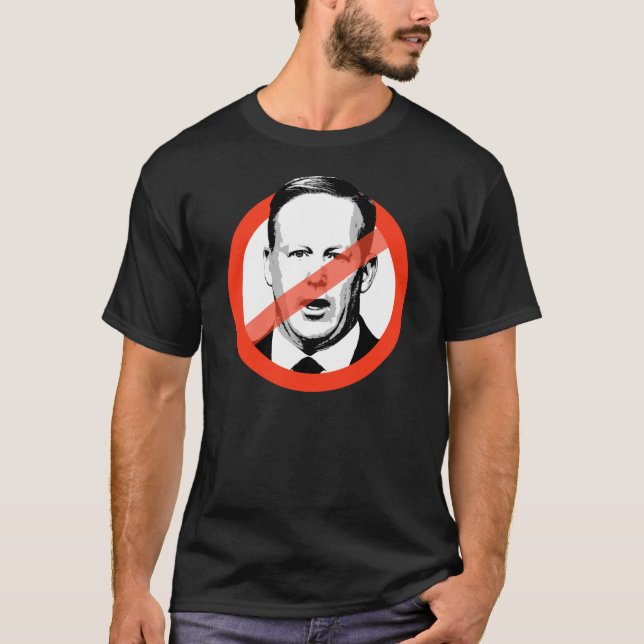 T-shirt Anti-Spicer - anti- Sean Spicer (Devant)
