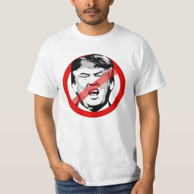 T-SHIRT ANTI-TRUMP - - (Devant)
