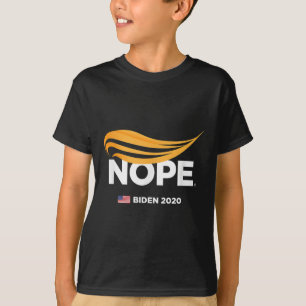 T-shirt Anti-Trump, Biden 2020, Trump Nope, Trump No,