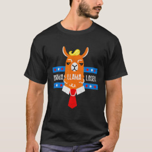T-shirt Anti Trump Drame Lama Perdant Céder Démocrate