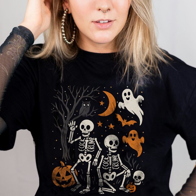T-shirt Anti Trump Halloween Skeleton (Créateur téléchargé)