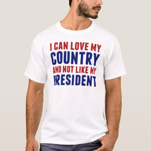 T-shirt Anti Trump Patriotique Pas Mon Président