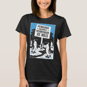 T-shirt Anti Trump Résiste aux pingouins contre les autori