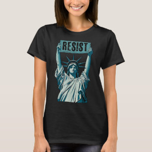 T-shirt Anti-trump résistez pas à mon président Anti-trump