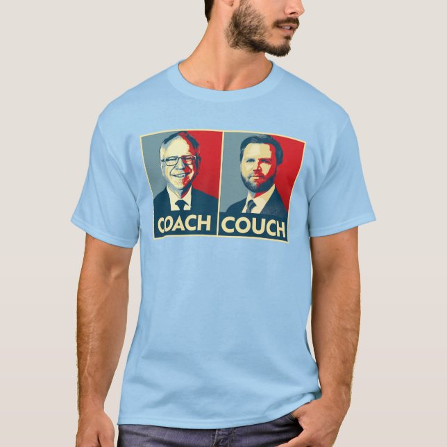 T-shirt Anti Trump Vance - Entraînement contre Couch (Devant)