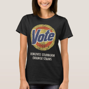 T-shirt Anti-Trump Vote Lessive Détergent Drôle Vintage