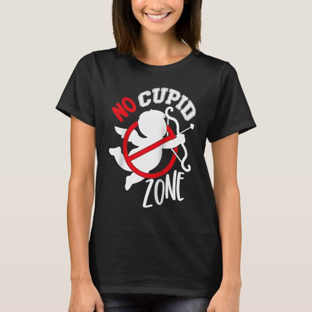 T-shirt Anti Valentines Day Cupid Hates Me Anti Cupid Vale (Devant)