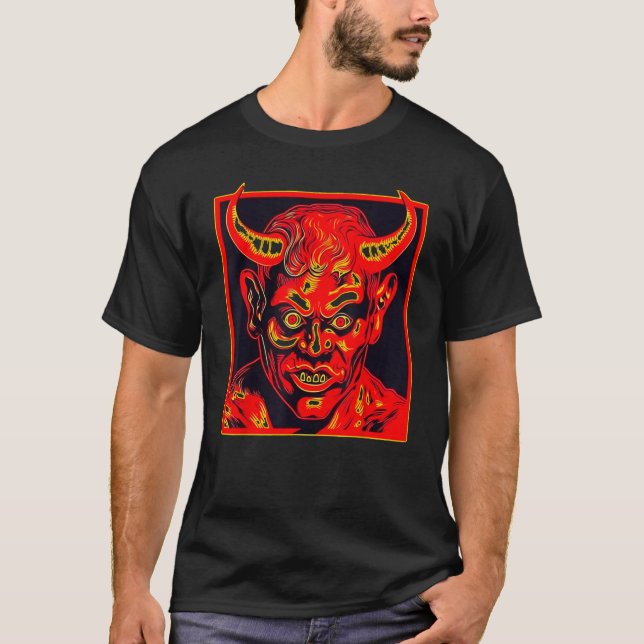 T-shirt Antichrist Diable Satanist Démon Enfer Satan (Devant)
