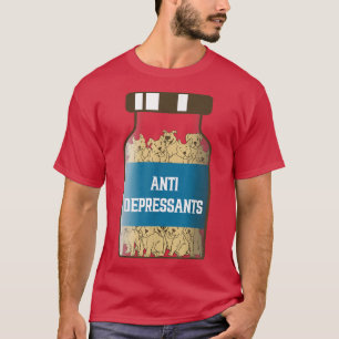 T-shirt Antidepressants, Love Pitbull Smile, Dog Is Love T