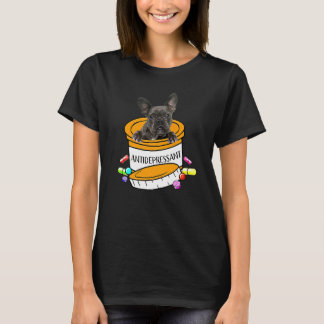 T-shirt Antidépresseur Bulldog français