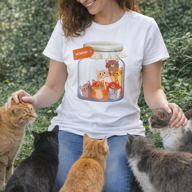 T-shirt Antidépresseurs Chats (Créateur téléchargé)