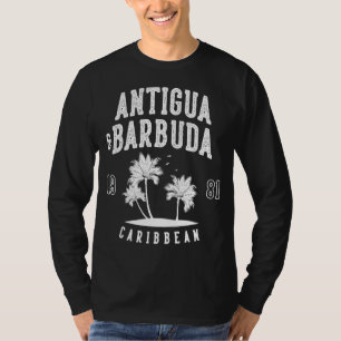 T-shirt Antigua & Barbuda Palmier des Caraïbes