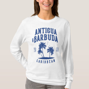 T-shirt Antigua & Barbuda Palmier des Caraïbes