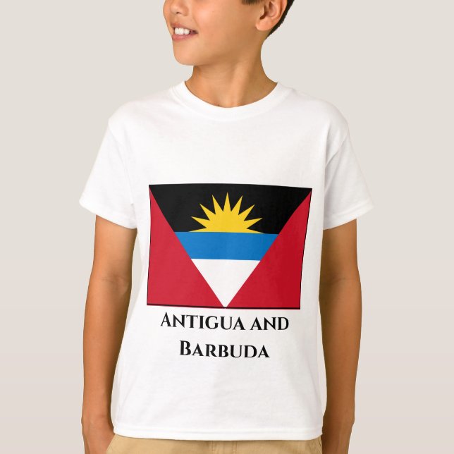 T-shirt Antigua et Barbuda Flag (Devant)