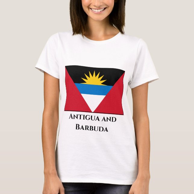 T-shirt Antigua et Barbuda Flag (Devant)