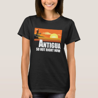 T-shirt Antigua si chaud en ce moment Retro Travel Beach V