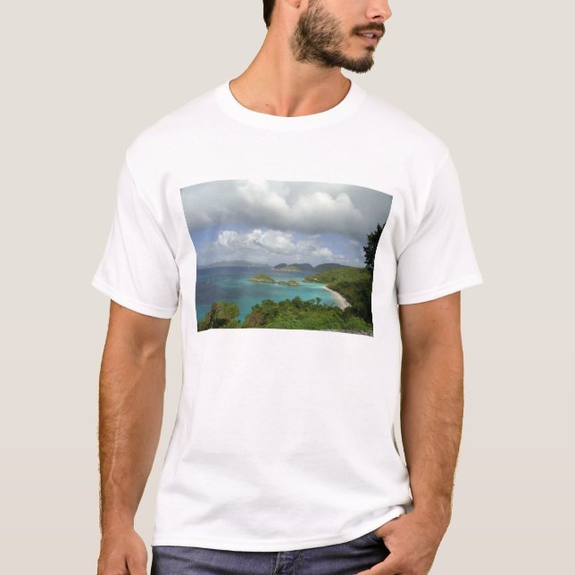 T-shirt Antilles, îles Vierges américaines, St. John, tron (Devant)