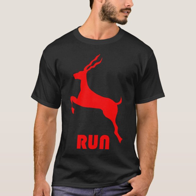 T-shirt Antilope Rouge (Devant)