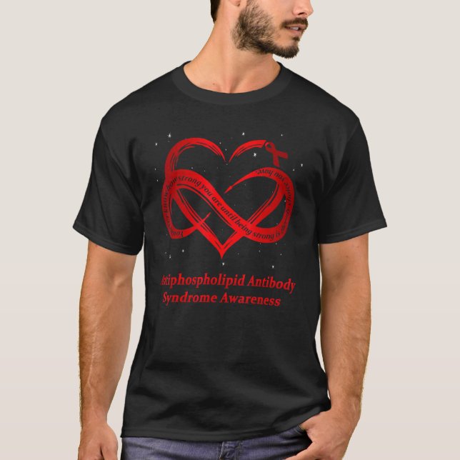 T-shirt Antiphospholipides - Guerrier du syndrome d'antico (Devant)