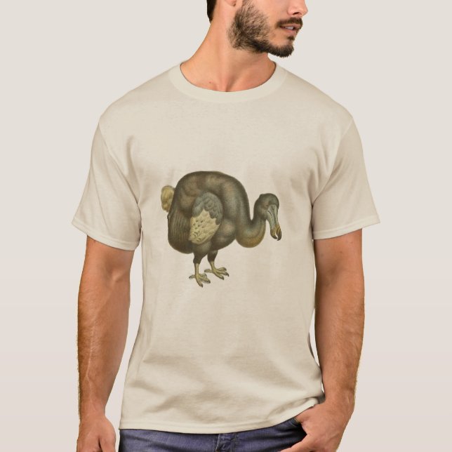 T-shirt Antique Dodo Bird Natural History (Devant)