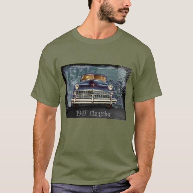 T-shirt Antique voiture Handsome 1947 Chrysler Classic Aut (Devant)